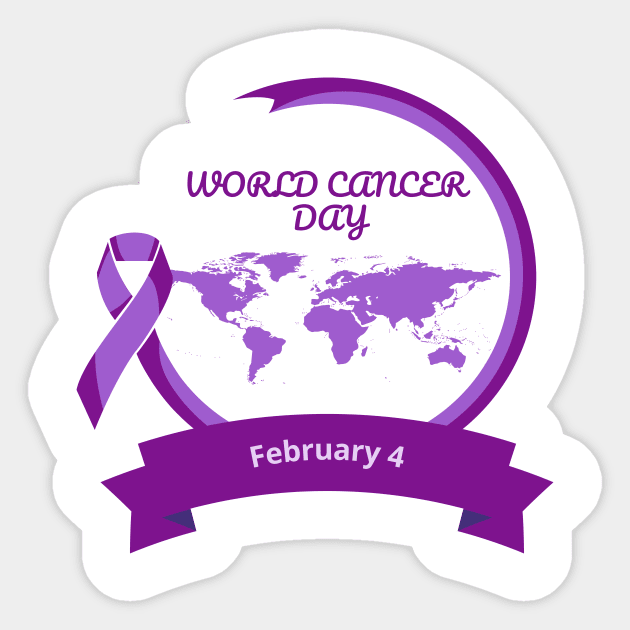 World Cancer Day Sticker by Introvert Home 